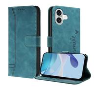 QIWEIQING Compatibili con iPhone 17 Custodia, Libro Pelle PU e TPU Silicone con Chiusura Magnetica Portafoglio Libretto Bumper Custodia Case per iPhone 17 Green HX