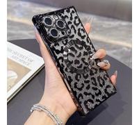 QIWEIQING Cover Magnetica per iPhone 16 Pro Max, Glitter Custodia Compatibile con Magnetica, Anti Graffi Non Ingiallente, Protezione Completa Case per iPhone 16 Pro Max. Black BW