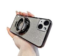 QIWEIQING Cover Magnetica per OPPO A9 2020, Glitter Custodia Compatibile con Mag-Safe, Anti Graffi, Non Ingiallente, Protezione Completa Case per OPPO A9 2020 / OPPO A11X. Black DS