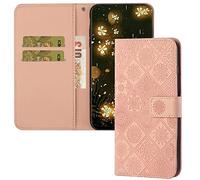 QIWEIQINGWH Compatibili con Xiaomi Redmi Note 7 Custodia Libro Pelle PU e TPU Silicone con Chiusura Magnetica Portafoglio Libretto Bumper Case per Redmi Note 7 / Note 7 Pro Rose Gold XCH