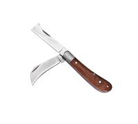 Qiwenr Coltello da Innesto, Coltello da Innesto in Acciaio Inossidabile, Coltello Pieghevole per Innest, Acciaio Inossidabile per Germogliare, per Innestare Erbacce, Arbusti e Rami