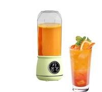 Qiwieod Blender ricaricabile, 550 ml, potente e portatile, senza fili, spremiagrumi elettrico, tazza da viaggio, per frutta, casa, ufficio, palestra e campeggio