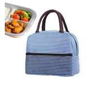 Qiwieod Borsa Pranzo Donna - Cerniera Scorrevole Resistente Riutilizzabile,Borsa Termica Isolata per Alimenti | per Uomo Adulto Bambini Ufficio Scuola Viaggio Campeggio Outdoor Picnic Cibo Spuntini
