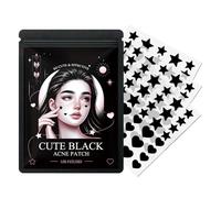 Qiwieod Cerotti Anti-Brufoli | 108 pezzi di cerotti schiarenti per imperfezioni cutanee - Patch a forma di cuore e stella per la cura della pelle - per uomo, donna, adulti, fidanzato,