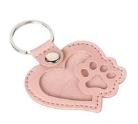 Qiwieod Ciondolo Portachiavi Pellet di Pelo per Cani - Pendente in Pelle per Borsa | Charm da Collezione per Adulti Bambini Zaino Borsa Regalo Natale Compleanno