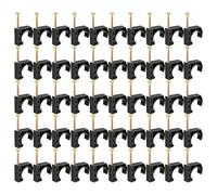 Qiwieod Gancio a J Da 13 Mm con - 50 Pezzi Morsetto a J con,Organizzazione Sport Esterni per Montaggio Fattoria Giardino Piscina Cortile Supporto Viale Patio