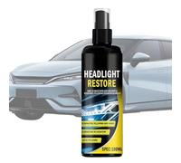 Qiwieod Kit Per La Lucidatura Dei Fari | 100 ml di Lucidatura Ripristinante | Kit Ripristino Fari,Per Automobili Veicoli Automobilistici Fanali Cura Dettaglio Pulizia Parti Vetro Esterno Garage