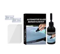 Qiwieod Kit Riparazione Scheggiatura Parabrezza,Kit Riparazione Auto con Liquido Trasparente - Soluzione Rapida per Fermare Diffusione Crepe da Garage Strada Officina