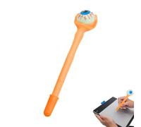 Qiwieod Penne A Tema Halloween | Marcatori Con Design A Forma Di Occhio - Penne Per Scrittura Con Effetto Luminescente Al Buio - Per Scuola Aula Università Ufficio Casa Arte Disegno Diario E