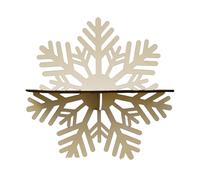 Qiwieod Ripiani Galleggianti - Ripiano Da Parete In Legno A Di Neve Decorativo - Supporto di Archiviazione Cavo,per Soggiorno Cucina Camera dei Bambini Bagno Dormitorio Garage Lavanderia Armadio