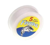Qiwieod Sacchetto in PVA per pesca alla carpa, sacchetto per esche da pesca, rete da pesca | strumento per la pesca alla carpa flessibile e ad alta risoluzione, 5 m x 25 mm, vedi descrizione, Vedi