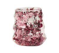 Qiwieod Tazze da Caffè in - Da Caffè In Con Fiori Secchi - 160ml Tumbler Riutilizzabile Per Bevande Calde E Fredde Come Cappuccino Latte Succo E Acqua Per Donne E Ragazze