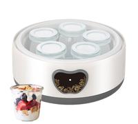 Qiwieod Yogurtiera | Controllo e Temperatura Regolabile 1,2L Elettrodomestici Cucina | Yogurtiera Elettrica Portatile | Per Casa Colazione Spuntini Alimentazione Sana Famiglia Frutta E