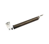 QIXCXAZ Chiudiporta automatico in alluminio, sicurezza, velocità regolabile, resistente, per camere da letto, cucine e uffici, porte in metallo, chiudiporta, Marrone non a filo, 32mm