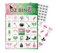 qixeuoa Bingo Delle Streghe Gioco Di Carte - Giochi di Tombola della di Halloween per Adulti,Attività Interattive Mazzo Per Famiglia Bambini Scuola Raduni In Classe Festival All Aperto Principianti