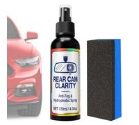 qixeuoa Spray anti-appannamento per auto, 120 ml, spray antiappannamento con | detergente per auto e nebulizzazione | per parabrezza anteriore lunotto posteriore, parabrezza laterale specchio auto