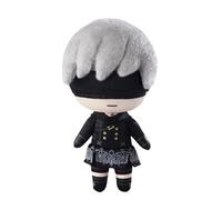 Qixiaan 2Byorha Peluche Ciondolo 23CM Morbido Cuscino Farcito Cartonn Carattere 9Sautomata Peluche Ciondolo PP Cotone Carino Fuzzy Cuscino Scrivania Compagno