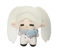 Qixiaan Anime Frieren Peluche Ciondolo 10CM Mini Cuscino Frieren Figura Peluche Cartoon Cute Girl Charm Kawaii Fuzzy Borse Pendente PP Cotone Cuscino