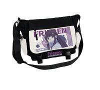 Qixiaan Frieren, borsa a tracolla con stampa anime, borsa a tracolla in tela, grande capacità, borsone da viaggio per laptop, Tipo 3., 26x11x30cm