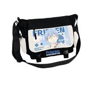 Qixiaan Frieren, borsa a tracolla con stampa anime, borsa a tracolla in tela, grande capacità, borsone da viaggio per laptop, Tipo 5., 26x11x30cm