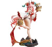 Qixiaan Illustrazione anime lunga Xiaoling Figura originale Painting Statua Cartoon Cheongsam Ragazza Modello da collezione Regali 23 cm