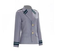 Qixiaan MHA - Cappotto per cosplay, Midoriya Izuku, costume anime Uraraka Ochako, uniforme scolastica, cappotto a maniche lunghe, stile per donne e uomini, Tipo 1 (stile femminile), S