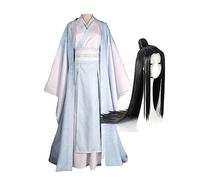Qixiaan Wei Wu Xian - Costume per cosplay di Lan Wang Ji, per cosplay, anime, Hanfu, set completo, per feste di Halloween, carnevale, performance
