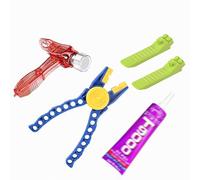 QIXINDGYH Set di piccoli attrezzi per mattoni da costruzione per micro blocchi, kit di aiuto per montaggio e smontaggio con pinze per estrattori, separatore di mattoni, martello, pinzette e strumento