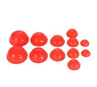 Qixivcom Set di coppettazione sottovuoto da 12 pezzi, per massaggio miofasciale, muscoli, nervi, sollievo dal dolore articolare, massaggio facciale e corpo, sollievo dal dolore, rilassamento muscolare