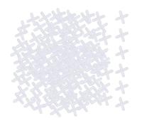 QIXNBL 1000 Pezzi di Pad di Gap di Piastrelle Trasversali, Pezzi di Spaziatura di Piastrelle di Plastica, Ausili di Posizionamento delle Piastrelle, Adatti per La Posa di Pavimenti E Rivestimenti.