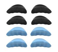 QIXNBL 4 Paia Di Avampiede Pad, Anti-Usura Del Piede Guardie, Morbido Riempimento Punta Spine, Misura Regolabile Per Evitare Tacco Goccia (Nero, Blu).