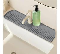 QIYFOZ Tappetino in Silicone per Rubinetto da 30" per lavello da Cucina - 2025 Tappetino di drenaggio Universale Pieghevole per la Protezione del Piano di Lavoro, Mantiene Le su