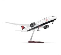 QIYUMOKE 1/130 787 Canada 17 pollici grande pressofusione modello di aereo con supporto 787-8 modello aereo prefabbricato per collezione di esposizioni per adulti (nuova verniciatura)