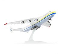 QIYUMOKE 1/280 AN-225 Kit modello aereo Antonov 225 Mriya Modello di aereo cargo con supporto Classico militare da esposizione da tavolo per adulti Souvenir aerei, regalo per uomini (30 cm L)
