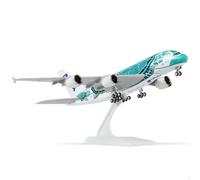 QIYUMOKE 1/300 ANA A380 Verde Turtle Design Modello di aereo in pressofusione A380-Modello di aereo (30CM) con supporto espositivo, può essere utilizzato come regalo di aereo o collezione