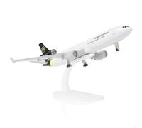 QIYUMOKE 1/300 MD-11 modello di aereo in metallo per aereo UPS con supporto (7,5 pollici di lunghezza) decorazione per gli appassionati di aviazione.