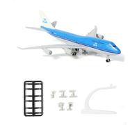 QIYUMOKE 1/400 KLM 747 modello di aereo (6 pollici) per Boeing 747 modellino di aeromobili con telaio preassemblato e supporto espositivo, adatto come regalo per adulti o come collezione