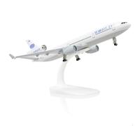 QIYUMOKE MD-11 Trans World 1/300 Modello di aereo in metallo pressofuso con supporto (TWA) Kit di modello di aereo da esposizione in lega per appassionati di aviazione da collezione o regalo
