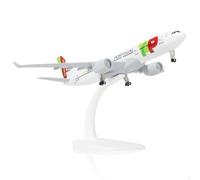 QIYUMOKE Modellino aereo Portogallo A330, scala 1:300, in metallo pressofuso con supporto