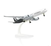 QIYUMOKE Prototipo A350 - Modello di aeroplano in metallo pressofuso 1/300 con supporto - F-WWCF A350 - Modello dimostratore per adulti (19 cm) - Regali per appassionati di aviazione - Decorazioni
