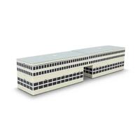 QIYUMOKE Set di modelli di edifici per terminal aeroportuali in scala 1:400 in scala architettonica 3D Set di plastica per edifici aeroportuali ornamento per adulti regali aviazione hobbisti