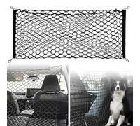 QIZUN Rete Divisoria Auto per Cani per Citroen Berlingo Multispace 2008-2018, Griglia di Sicurezza Poliestere Resistente con 4 Ganci Doppio Strato per Bagagliaio, 110x40cm