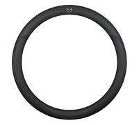 QjACE Coprivolante per Auto, per Mazda 3 Hatchback 2009-2020 2021 2022 2023, Protezione Antiscivolo Traspirante E Resistente, Presa Comoda E Durevole, con Stemma Auto, Regalo per Interni Auto,06