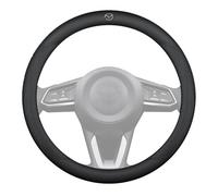 QjACE Coprivolante per Auto, per Mazda CX 4 2016-2020 2021 2022 2023 2024 2025 Kyd, Protezione Antiscivolo Traspirante E Resistente, Presa Comoda E Durevole, con Stemma Auto, Regalo per Interni Auto