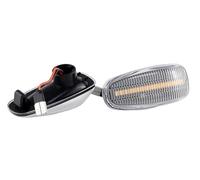Qjahxkf Lampada di Segnalazione 2 Pezzi LED Dynamic Side Marker Indicatori Direzione Lampade Per Vito W638 W210 Per Vario W670 Per Vaneo W414 W124 W208 W901 Indicatori Di Direzione(Clear NO Dynamic)