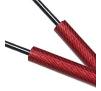 Qjahxkf Pistoncini Portellone Posteriore per A4 per B8 per Avant 2008-2016 Supporto per Ammortizzatore Automatico per Portellone Posteriore Asta Portellone(Red Carbon Fiber)