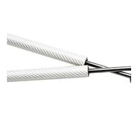 Qjahxkf Pistoncini Portellone Posteriore per Hyundai per Terracan HP 2001-2007 Senza Spoiler Tronco Avvio Ammortizzatori Ammortizzatori Cilindri Asta 2 PZ Asta Portellone(Silver Carbon Fiber)