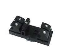 Qjahxkf Pulsantiera Alzacristalli Interruttore alzacristalli elettrico principale per Jetta 5ND959857 1K4959857(NO Chrome)