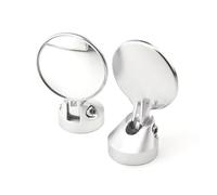 Qjahxkf Specchietti Retrovisori Laterali per Manubrio Tondo per Moto, per Vespa Sprint50/150 Prima50/150 GTS150/250/300 2013-2024 Moto Specchietti Retrovisore(Silvery)