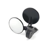 Qjahxkf Specchietti Retrovisori Laterali per Manubrio Tondo per Moto, per Vespa Sprint50/150 Prima50/150 GTS150/250/300 2013-2024 Moto Specchietti Retrovisore(Black with JGZ)